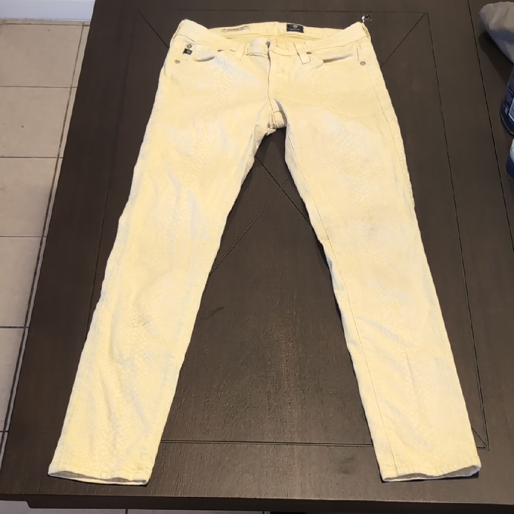 Women's Cream Jeans